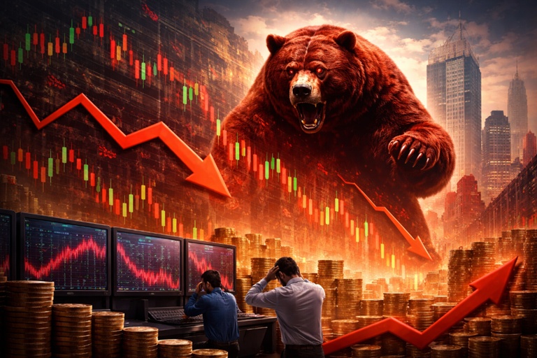 Geopolitical Jitters Rock Dalal Street: Sensex, Nifty slide over 2%