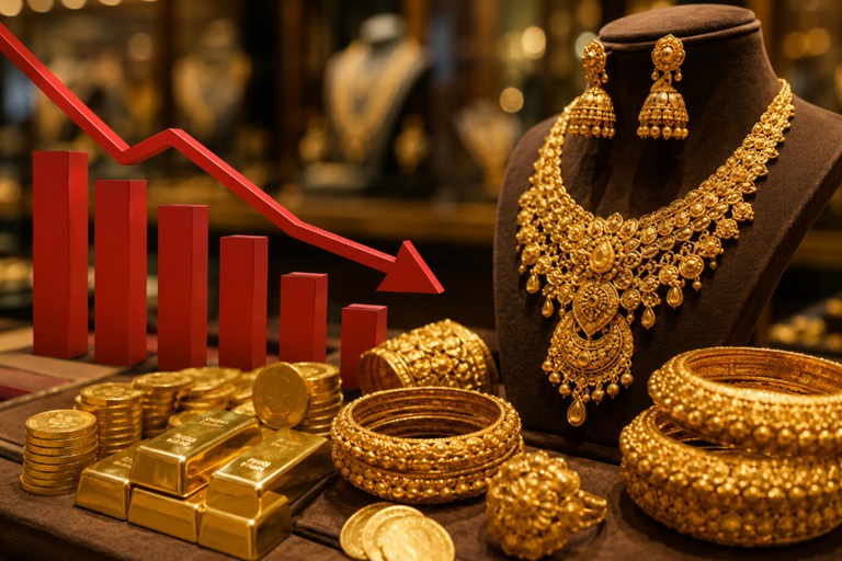 Duty hike pushes gold jewellery sales volume to decadal low: Crisil Ratings