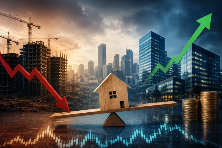 Real estate sentiment slips below neutral on global uncertainty: Knight Frank–NAREDCO Index