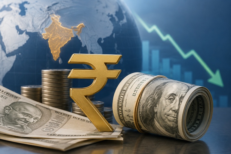 Indian Rupee to average 93.1 against US Dollar in FY27 as current account deficit eases: Ind-Ra