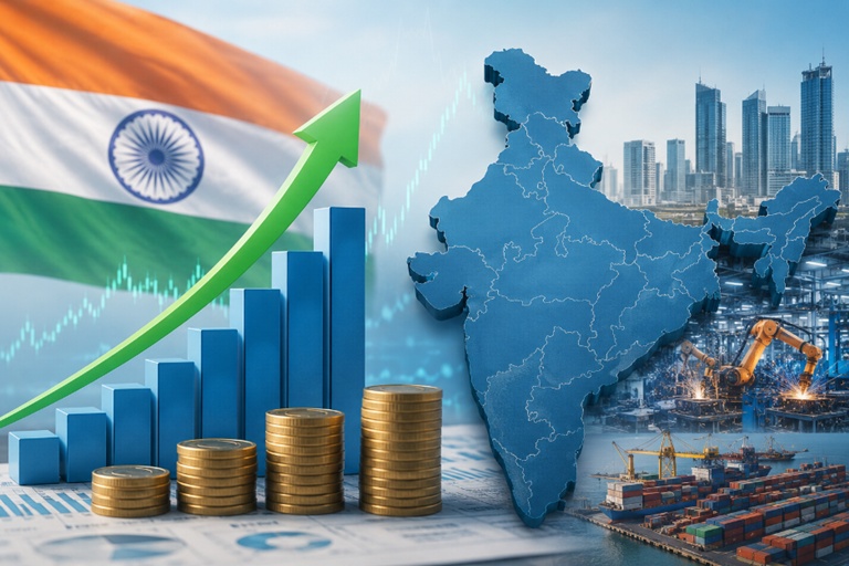 GDP growth surprises on the upside, expands 7.8% in Q1FY27