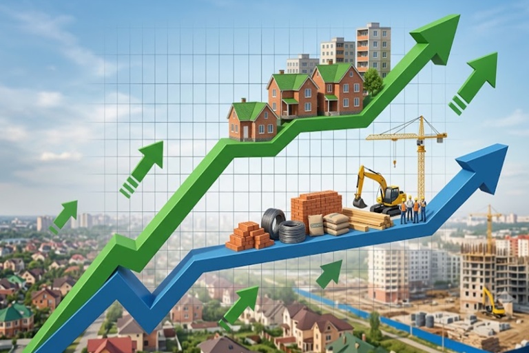 Home prices in India rise twice as fast as construction costs: Anarock